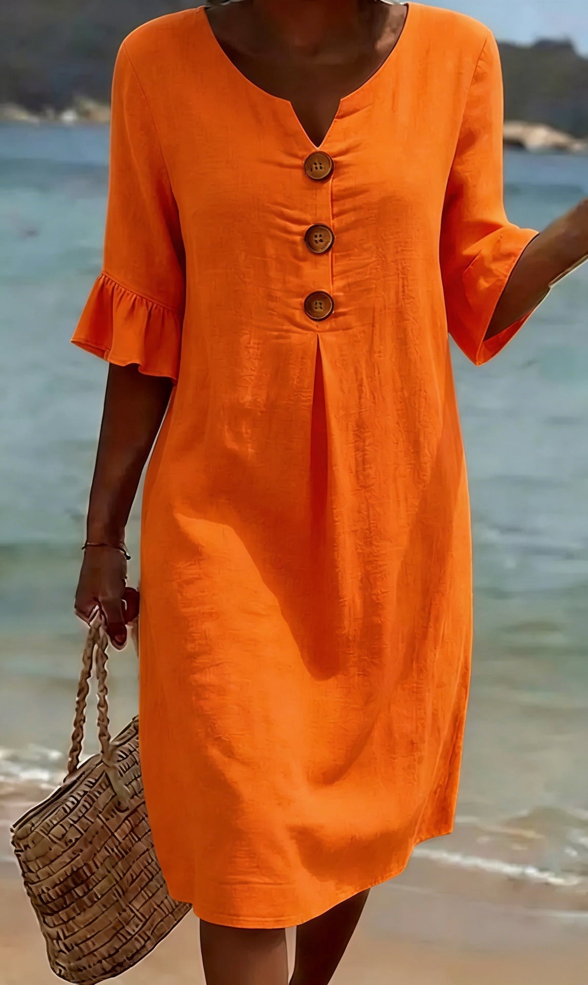 Jonquil - Button Front Casual Dress