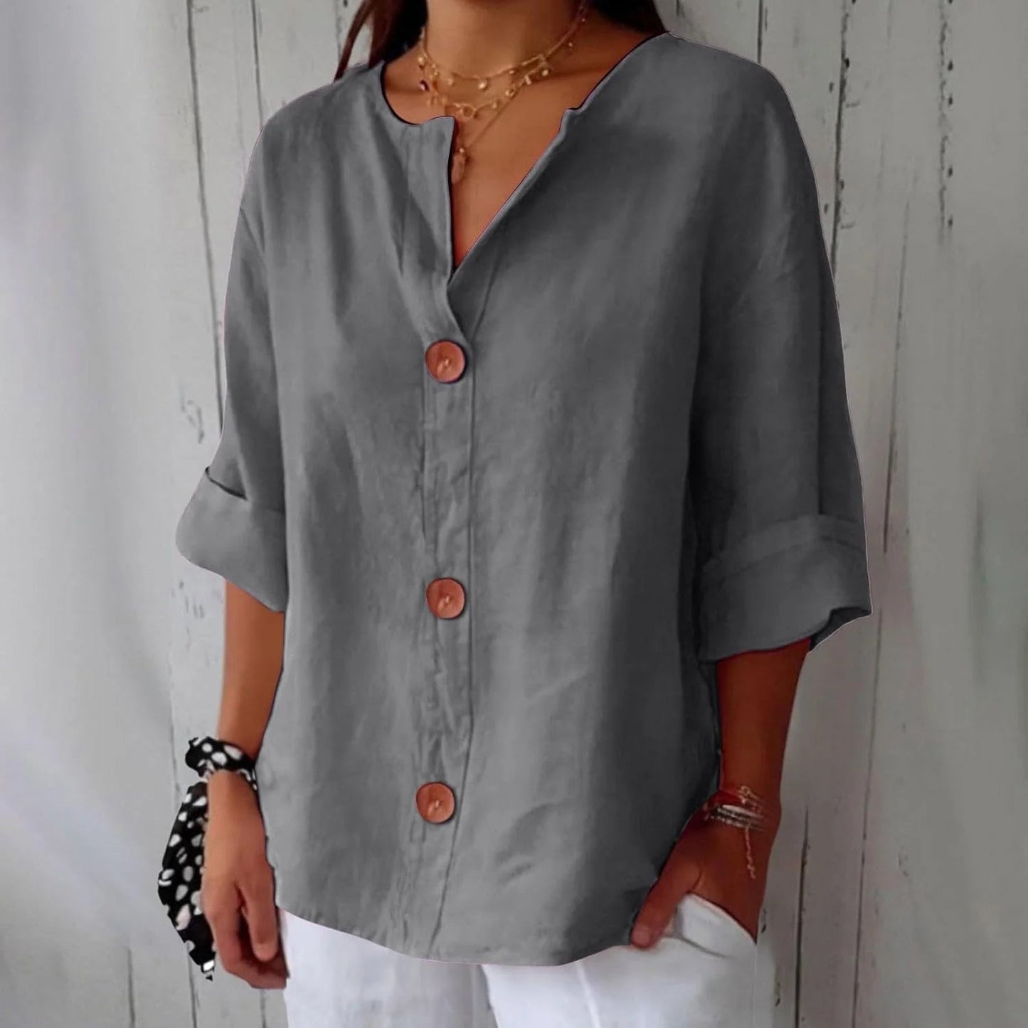 Julia™ | Loose-fitting Summer Blouse (Restocked)