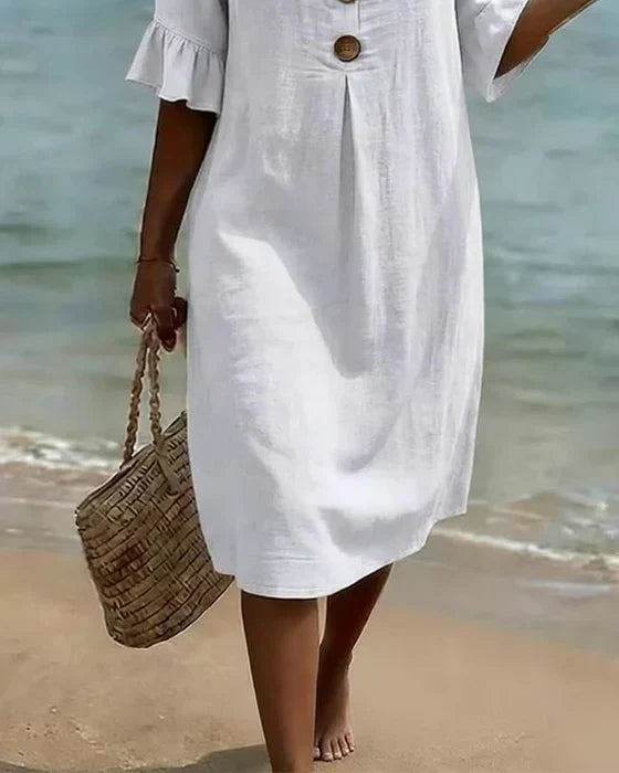 Jonquil - Button Front Casual Dress